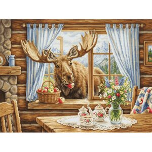 Luca S Luca S Petit Point Borduurpakket Unexpected Cabin Guest Luca S Luca S Petit Point Borduurpakket Unexpected Cabin Guest