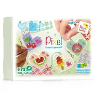 Pixel Sleutelhanger Box Hart Snacks