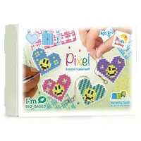 Pixel Sleutelhanger Box Hart Smileys