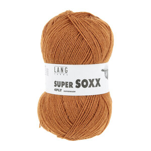 Lang Yarns Lang Yarns Super Soxx Sokkenwol 100 gram Oranjebruin 0011 Lang Yarns Lang Yarns Super Soxx Sokkenwol 100 gram Oranjebruin 0011