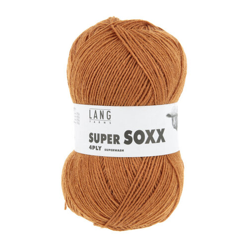 Lang Yarns Lang Yarns Super Soxx Sokkenwol 100 gram Oranjebruin 0011
