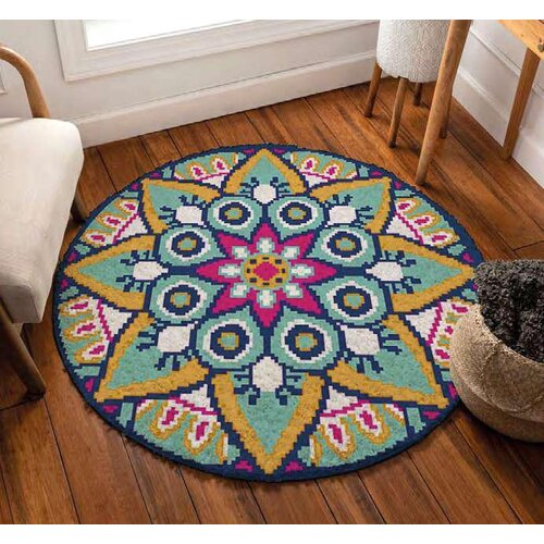 Smyrnalaine  Smyrnalaine knooptapijt Mandala 100 cm