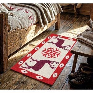 Smyrnalaine  Smyrnalaine smyrna knoop tapijt Cerfs 50 x 100 cm