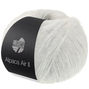 Lana Grossa Lana Grossa Alpaca Air II 0035 Zilvergrijs