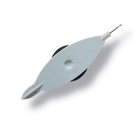 Prym Frivolité spoeltje met geïntegreerd haakje en spoel 75mm grijs