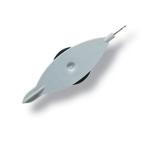 Prym Prym Frivolité spoeltje met geïntegreerd haakje en spoel 75mm grijs