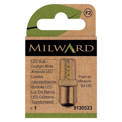 Milward Naaimachine lampje LED bayonet 45mm 1.5W Milward Naaimachine lampje LED bayonet 45mm 1.5W