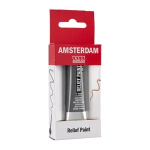 Amsterdam Amsterdam Reliefpaint Tube 20 ml Loodgrijs 736