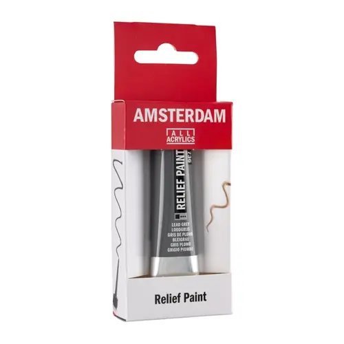 Amsterdam Amsterdam Reliefpaint Tube 20 ml Loodgrijs 736 Amsterdam Amsterdam Reliefpaint Tube 20 ml Loodgrijs 736