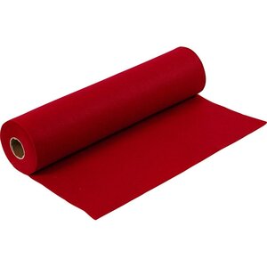 Creotime Rol Hobbyvilt donkerrood rood 45 cm x 5 mtr x 1,5mm Creotime Rol Hobbyvilt donkerrood rood 45 cm x 5 mtr x 1,5mm