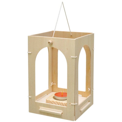 Eduplay Houten Lantaarn 12 x 12 x 19 cm Eduplay Houten Lantaarn 12 x 12 x 19 cm