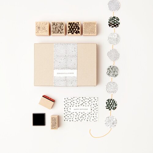 Rico Design Stempelset Structuren 9 delig