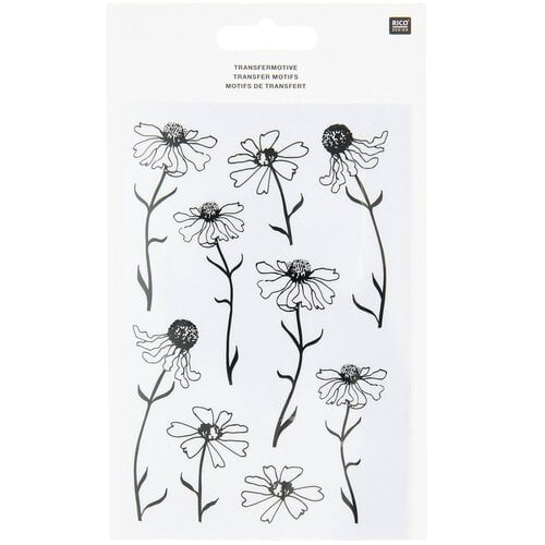 Rico Design Transfermotieven in de weide: bloemen