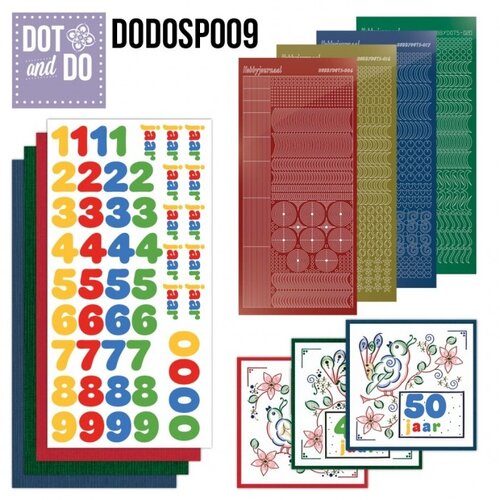 Hobbydots Dot And Do Special Set 9 Birthday Birds and Flowers Hobbydots Dot And Do Special Set 9 Birthday Birds and Flowers