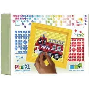 PixelHobby Pixelhobby XL geschenkverpakking Brandweerauto