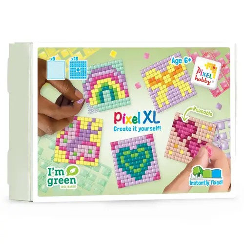 PixelHobby Pixel XL Thema Box Hartjes en strikjes PixelHobby Pixel XL Thema Box Hartjes en strikjes