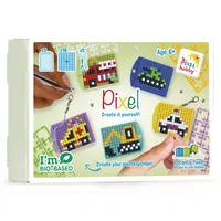 Pixel Sleutelhanger Box Voertuigen
