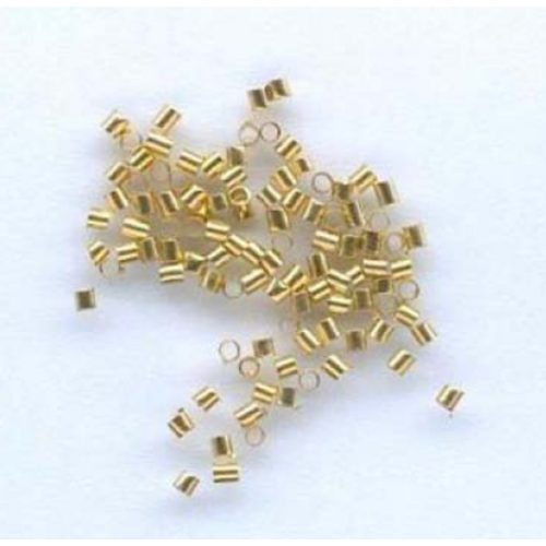 Hobby & Crafting Fun Knijpkraal recht 100 stuks goud 2.0 x 1.5mm Hobby & Crafting Fun Knijpkraal recht 100 stuks goud 2.0 x 1.5mm