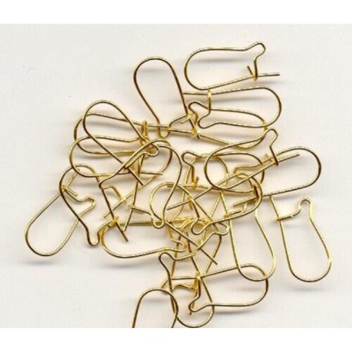 Hobby & Crafting Fun Oorhaak gesloten 24 stuks goud Hobby & Crafting Fun Oorhaak gesloten 24 stuks goud