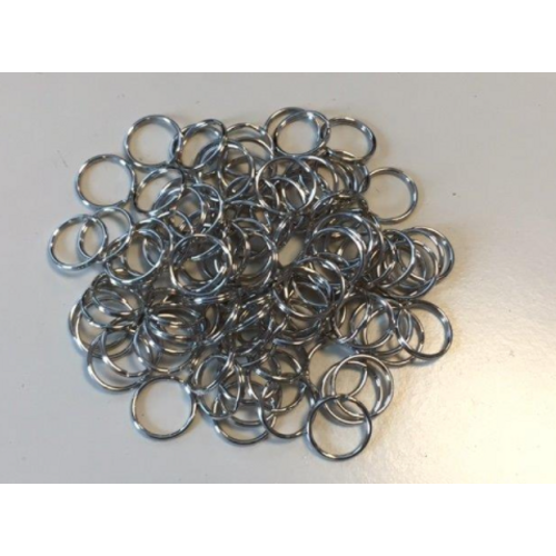 Hobby & Crafting Fun Sleutelringen zilver 100 stuks grootverpakking Hobby & Crafting Fun Sleutelringen zilver 100 stuks grootverpakking