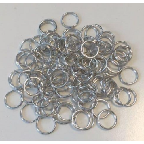 Hobby & Crafting Fun Sleutelringen zilver 100 stuks grootverpakking Hobby & Crafting Fun Sleutelringen zilver 100 stuks grootverpakking