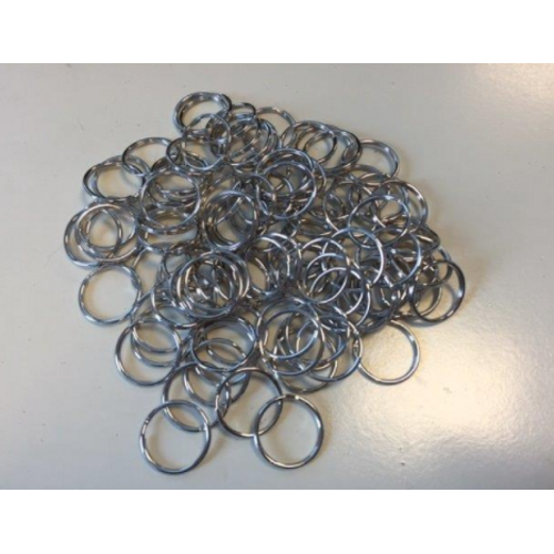 Hobby & Crafting Fun Sleutelringen zilver 100 stuks grootverpakking Hobby & Crafting Fun Sleutelringen zilver 100 stuks grootverpakking