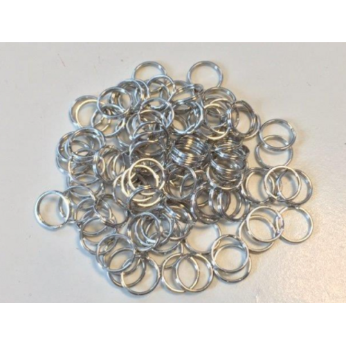 Hobby & Crafting Fun Sleutelringen zilver 100 stuks grootverpakking Hobby & Crafting Fun Sleutelringen zilver 100 stuks grootverpakking