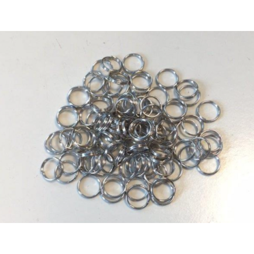 Hobby & Crafting Fun Sleutelringen zilver 100 stuks grootverpakking Hobby & Crafting Fun Sleutelringen zilver 100 stuks grootverpakking
