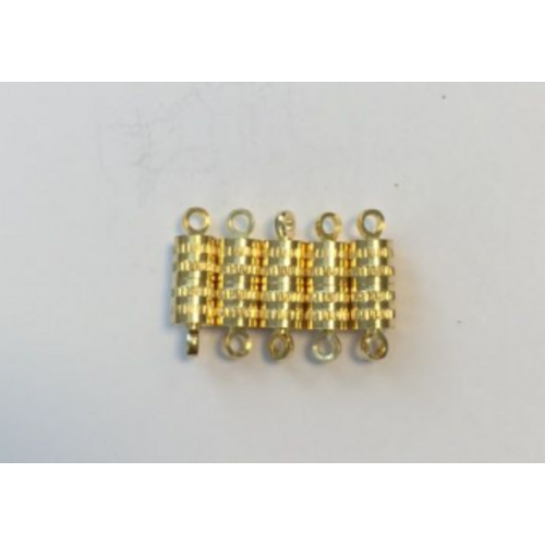 Hobby & Crafting Fun Magnetische sluiting Ton 5 stuks 8 mm goud Hobby & Crafting Fun Magnetische sluiting Ton 5 stuks 8 mm goud