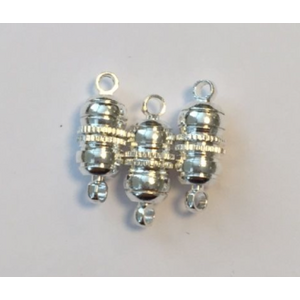 Hobby & Crafting Fun Magnetische sluiting Cup 3 stuks 10 mm zilver Hobby & Crafting Fun Magnetische sluiting Cup 3 stuks 10 mm zilver