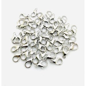 Hobby & Crafting Fun Karabijnsluiting 15 mm Platina
