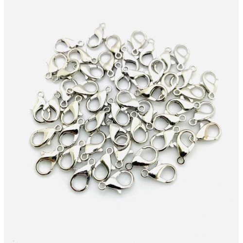 Hobby & Crafting Fun Karabijnsluiting 15 mm Platina Hobby & Crafting Fun Karabijnsluiting 15 mm Platina