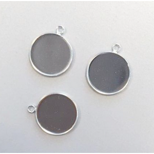 Hobby & Crafting Fun Hanger met 1 oog rond 20 mm 3 stuks voor epoxy
