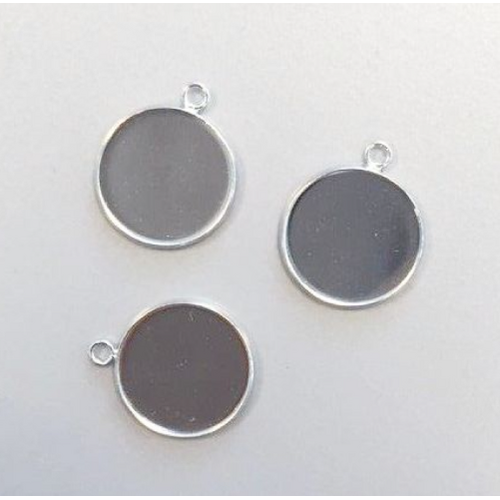 Hobby & Crafting Fun Hanger met 1 oog rond 20 mm 3 stuks voor epoxy Hobby & Crafting Fun Hanger met 1 oog rond 20 mm 3 stuks voor epoxy
