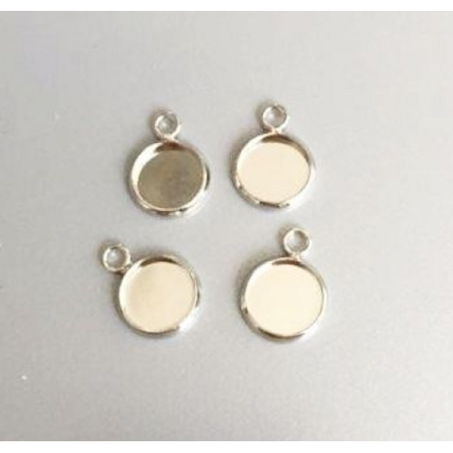 Hobby & Crafting Fun Hanger met 1 oog rond 10 mm 4 stuks voor epoxy Hobby & Crafting Fun Hanger met 1 oog rond 10 mm 4 stuks voor epoxy