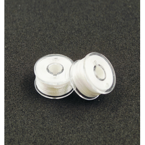 Hobby & Crafting Fun Zijdezachte kralendraad 2 rollen wit 0,2 mm x 20 meter