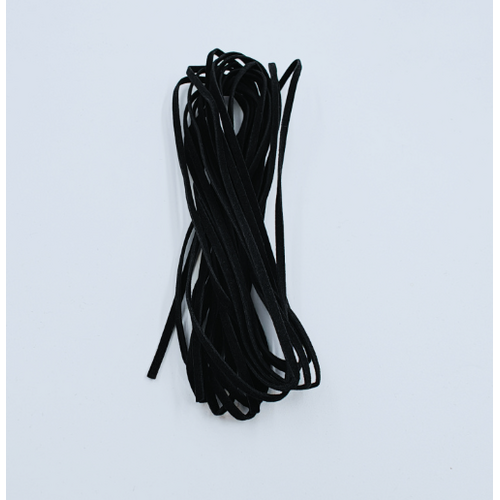 Hobby & Crafting Fun Kunstleer koord vierkant zwart 3 mm x 5 meter Hobby & Crafting Fun Kunstleer koord vierkant zwart 3 mm x 5 meter