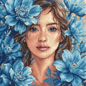 AVA Stitch Ava Stitch borduurpakket Blue Gaze