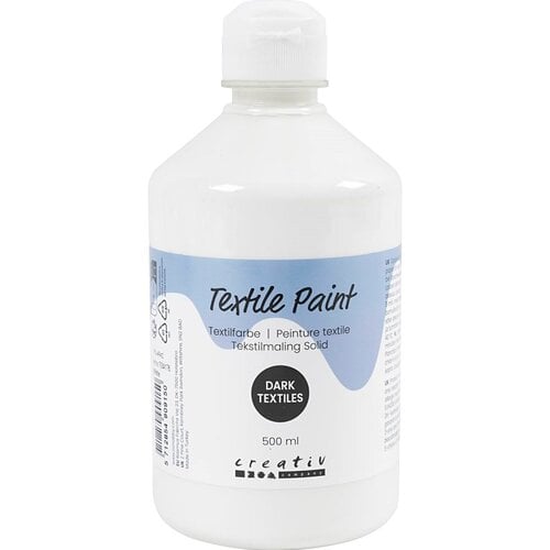 Creotime Textielverf Wit 500 ml Creotime Textielverf Wit 500 ml