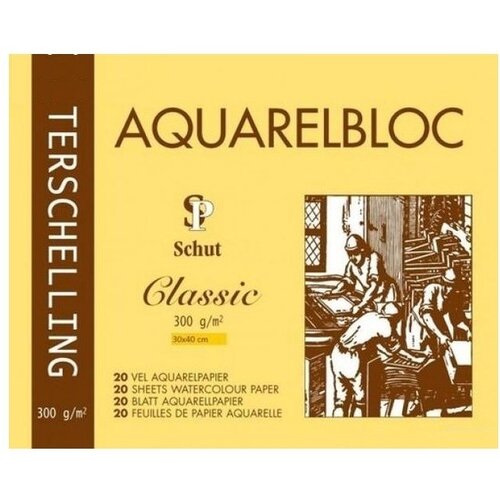 Schut Schut Terschelling Aquarelblok Classic 300 gram 20 vel Schut Schut Terschelling Aquarelblok Classic 300 gram 20 vel