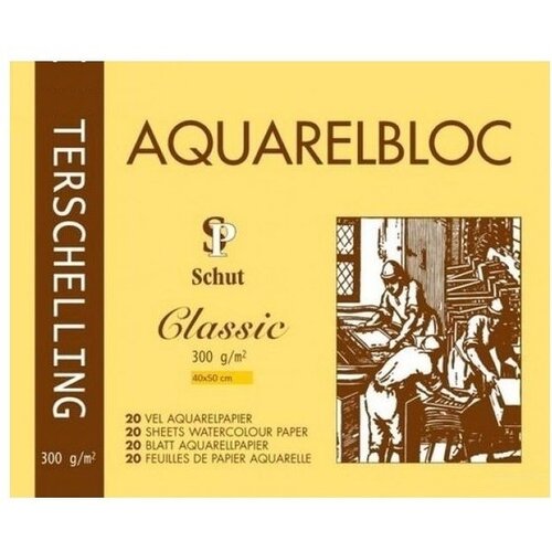 Schut Schut Terschelling Aquarelblok Classic 300 gram 20 vel Schut Schut Terschelling Aquarelblok Classic 300 gram 20 vel