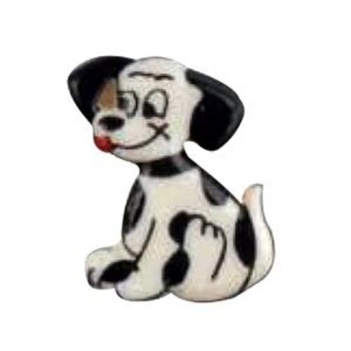 Kinderknoop Dalmatiër hond 23 mm