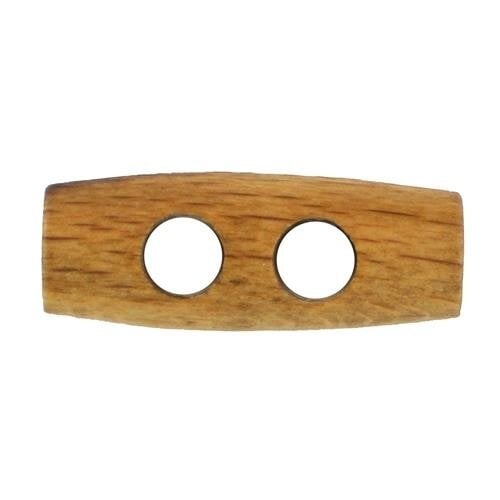 Houten Houtje touwtje knopen 25 mm 2 gaats