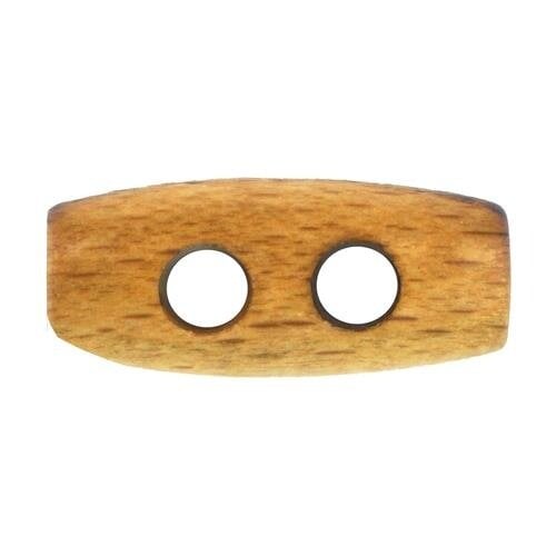 Houten Houtje touwtje knopen 20 mm 2 gaats