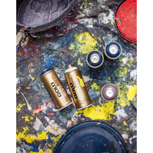 Montana Montana Gold Spraypaint Gold Chrome 400 ml Montana Montana Gold Spraypaint Gold Chrome 400 ml