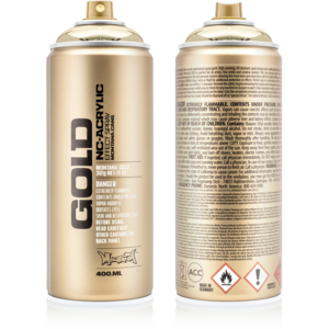 Montana Montana Gold Spraypaint Gold Chrome 400 ml