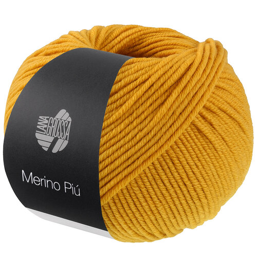 Lana Grossa Lana Grossa Merino Piú 0021 Saffraangeel Lana Grossa Lana Grossa Merino Piú 0021 Saffraangeel
