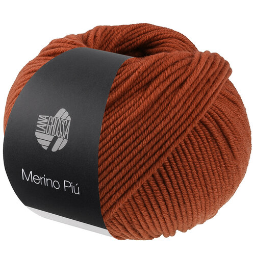 Lana Grossa Lana Grossa Merino Piú 0020 Roestoranje Lana Grossa Lana Grossa Merino Piú 0020 Roestoranje