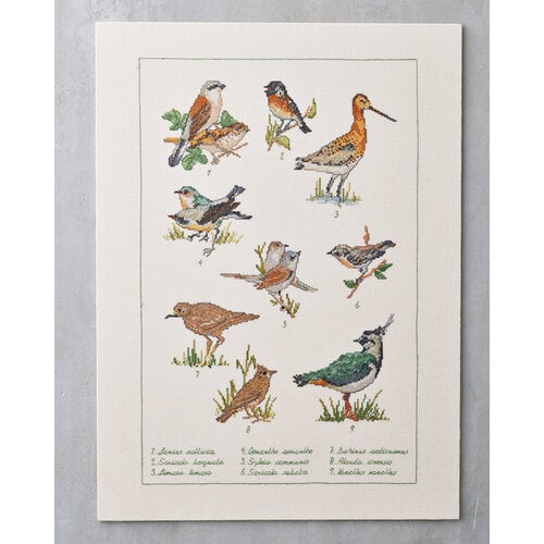 Permin Borduurpakket Weidevogel 41 x 56 cm 70-6404