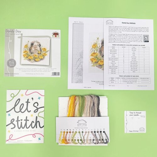 Bothy Threads Bothy Threads Borduurpakket Dandy Day Bothy Threads Bothy Threads Borduurpakket Dandy Day
